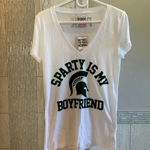 PINK Michigan State University Tee